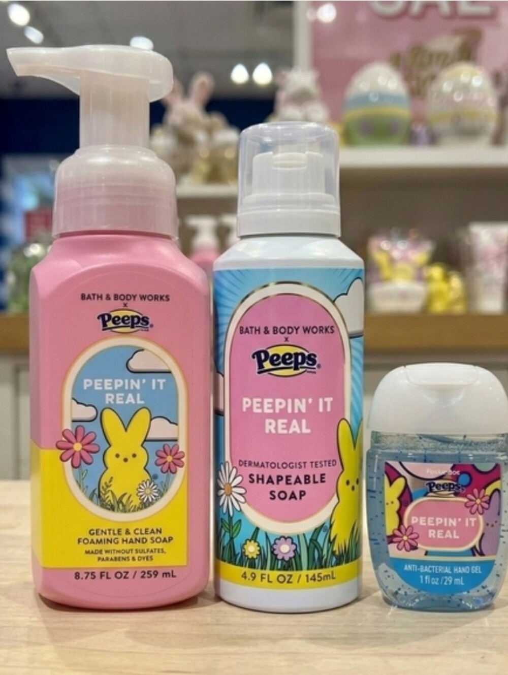 PEEPS X Bath & Body Works Peeps Peepin' It Real Trio